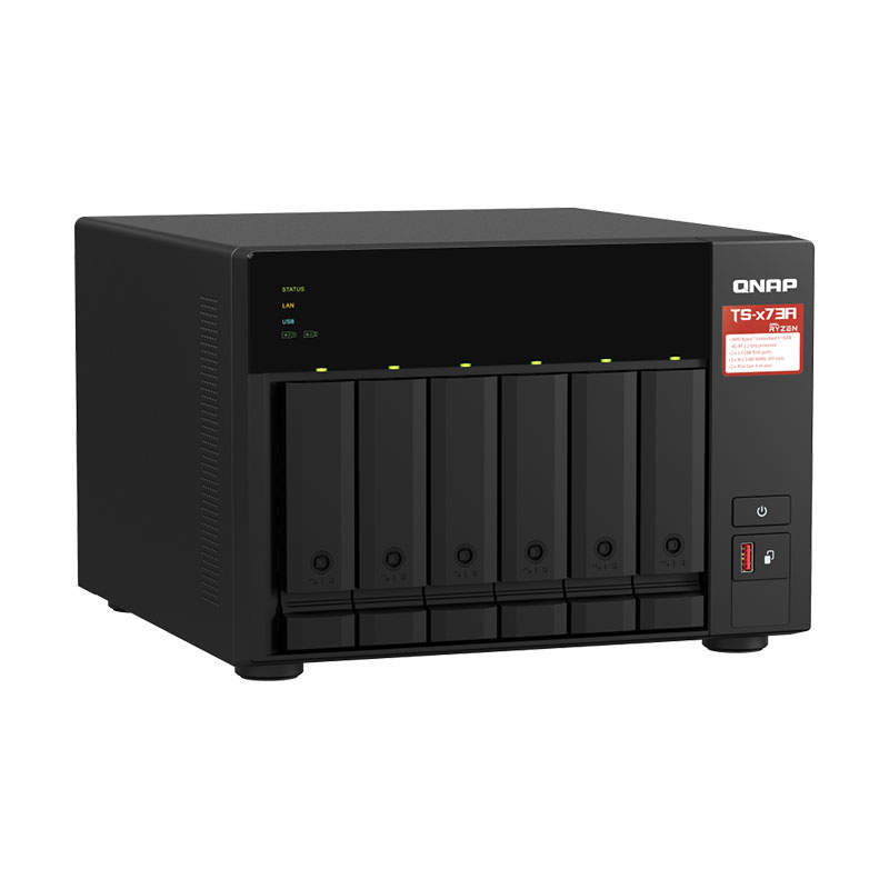 TS-673A 威联通QNAP NAS AMDV1500B 四核心高效能存储