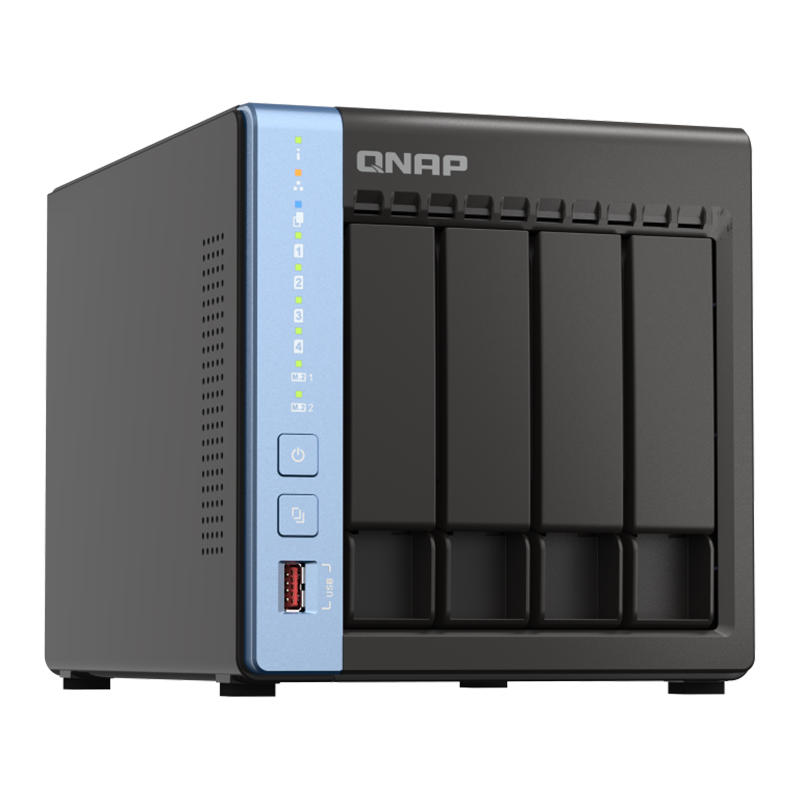 QNAP威联通 NAS TS-464C/双2.5GbE/M.2/ 四盘位家用存储
